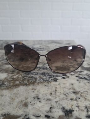 Versace Oversized Brown Gradient Sunglasses